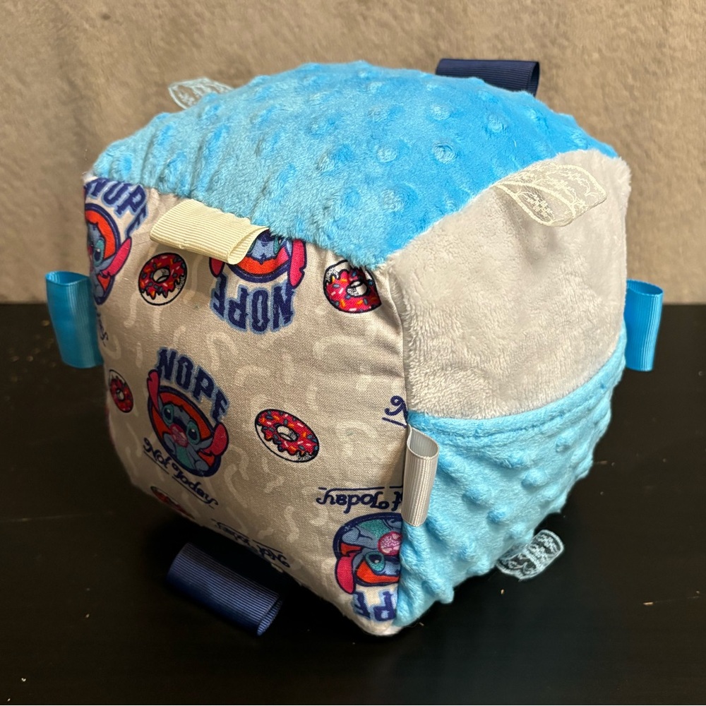 Stitch sensory cube